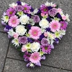 Pink and Purple Heart