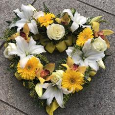 Lily &amp; Orchid Loose Open Heart
