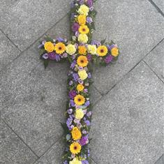 Loose Flower Cross 