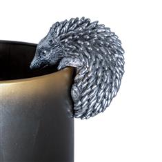 Antique Silver Hanging Hedgehog Hanger 