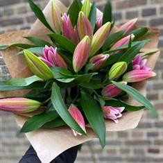Eco- Friendly  Pink Lilies