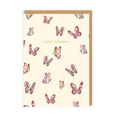 Happy Birthday Butterflies Greeting Card
