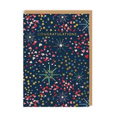 Congratulations Fireworks  Greeting Card