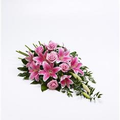 Rose &amp; Lily Spray Pink