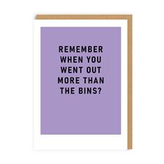 More Than The Bins