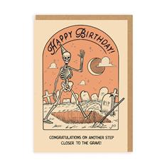 Another Step Closer To The Grave Greeting Card