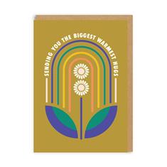 Sending You The Warmest Hugs Greetings Card