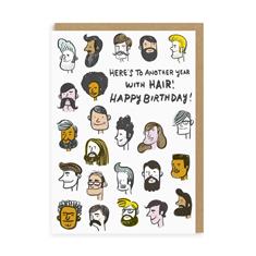Another Year With Hair Greeting Card