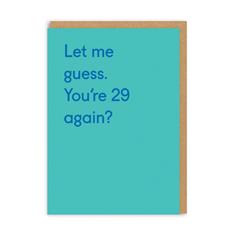 29 Again Greeting Card