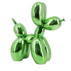 Metallic Green Balloon Dog 