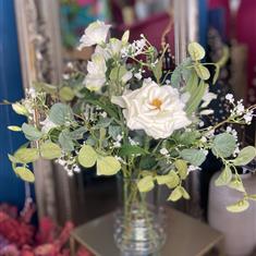 Rose &amp; Alstromeria In Vase