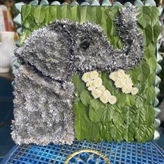 Elephant Floral Tribute 