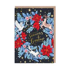 Festive Animals Christmas Card