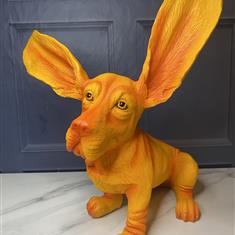 Orange Bassett Dog