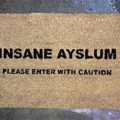 Insane Asylum Door Mat