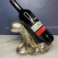 Silver Octopus Bottle Holder 