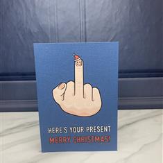Your present greetings card 