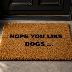 Hope You Like Dogs Doormat