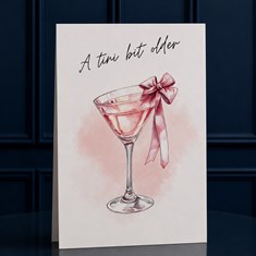 Handmade Card Pink Bow