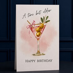 Handmade Birthday Card Olives