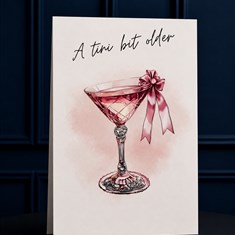 Handmade Birthday Card Cocktail 