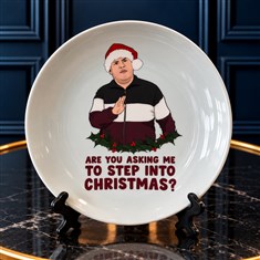 Step Into Christmas plate